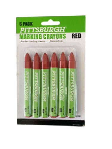 Picture of RED MARKING CRAYON - PACK OF 6